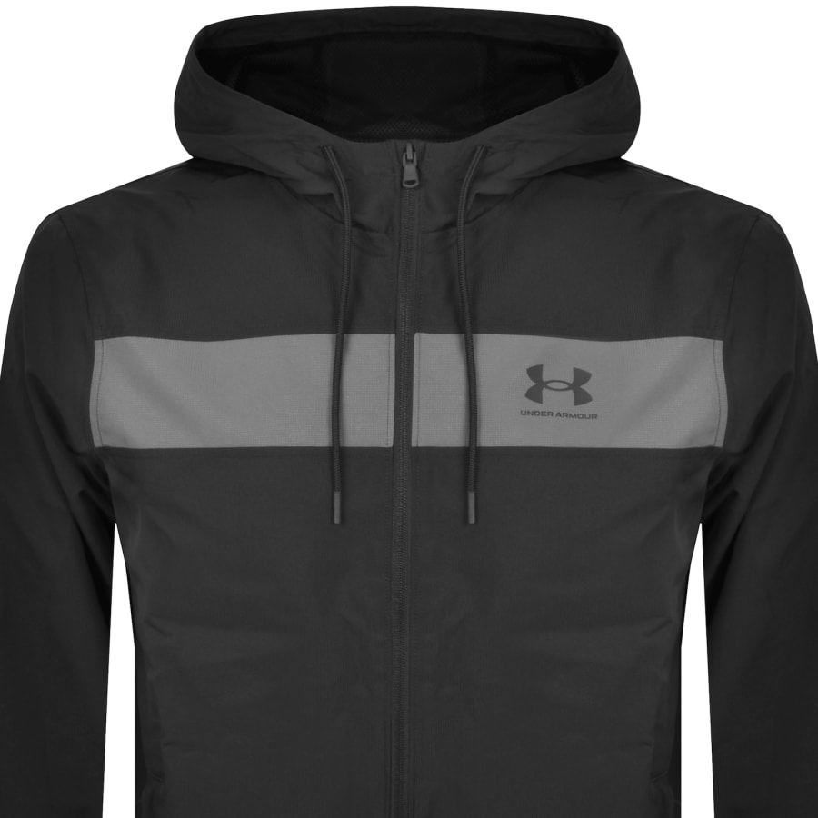 Under armour black windbreaker 2025
